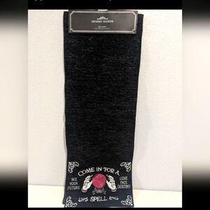 Halloween Palmistry Madame Leota Mystical Tabletop Runner Decor Witchy Gothic